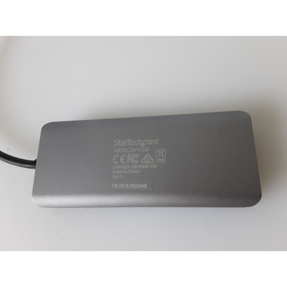 StarTech HB31C2A1CGB Usb-c 3-port Hub Ethernet 10gbps Superspeed - Picture 4 of 7